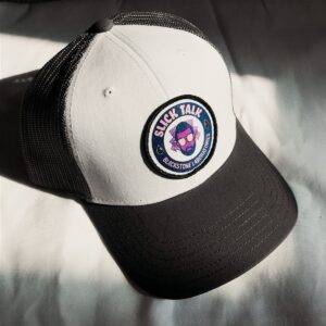 Blackstone's Slick Talk trucker hat in black