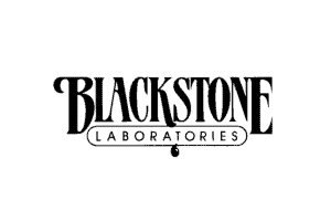 Blackstone Laboratories logo featuring black text on a white background.