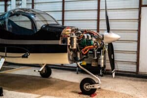 RV-12 with the cowling off