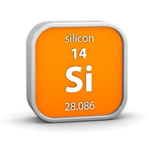 Periodic table silicon element