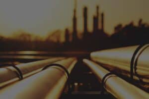 Close up of industrial pipelines