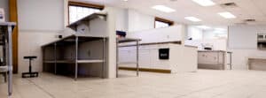 A photograph of our main laboratory, ready for lab equipment to be moved in.