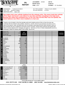 This IO-550's first report showed high metals throughout, which prompted the owner to inspect more closely. The engine had a failed cam and lobe.