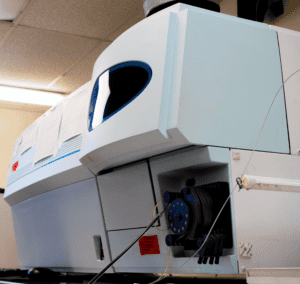 Close up of one of Blackstone's spectrometers