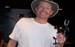 Ryan holding a lego tool