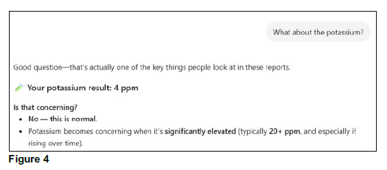 Excerpt from AI's interpretation of our report, where it's getting the facts wrong.